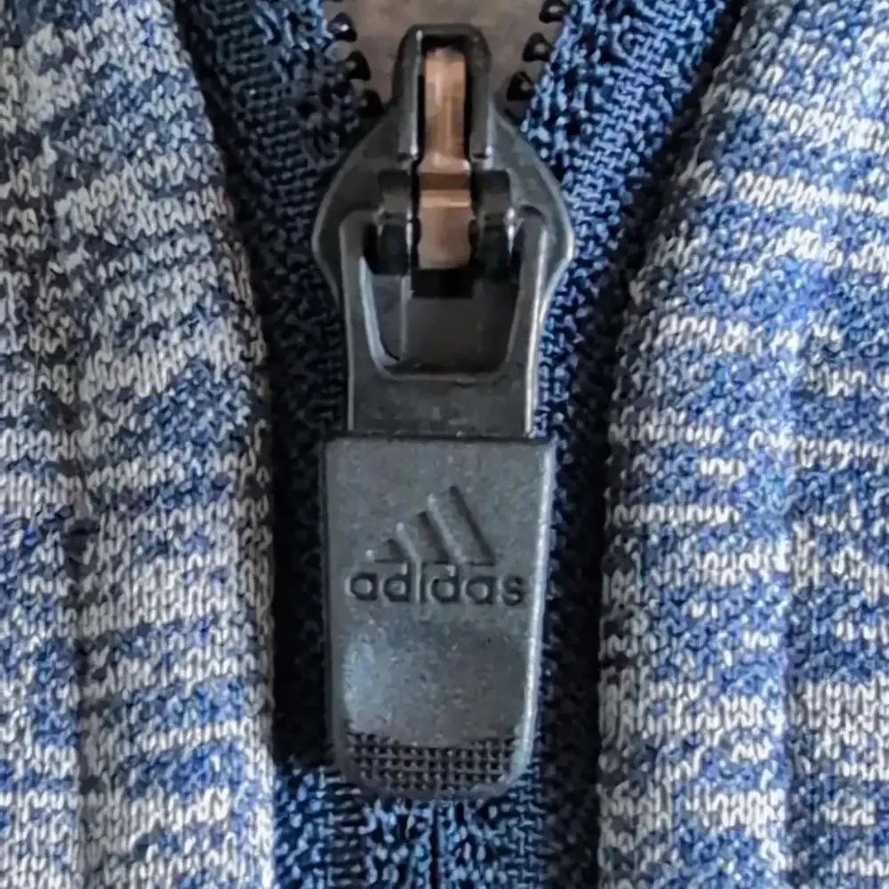 Adidas Pullover Mens Medium Blue ClimaWarm Team Issue Quarter Zip‎ Sweatshirt